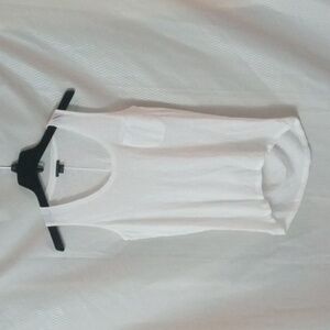 Theory Sleeveless Tank Top sz P White, Pre-owned